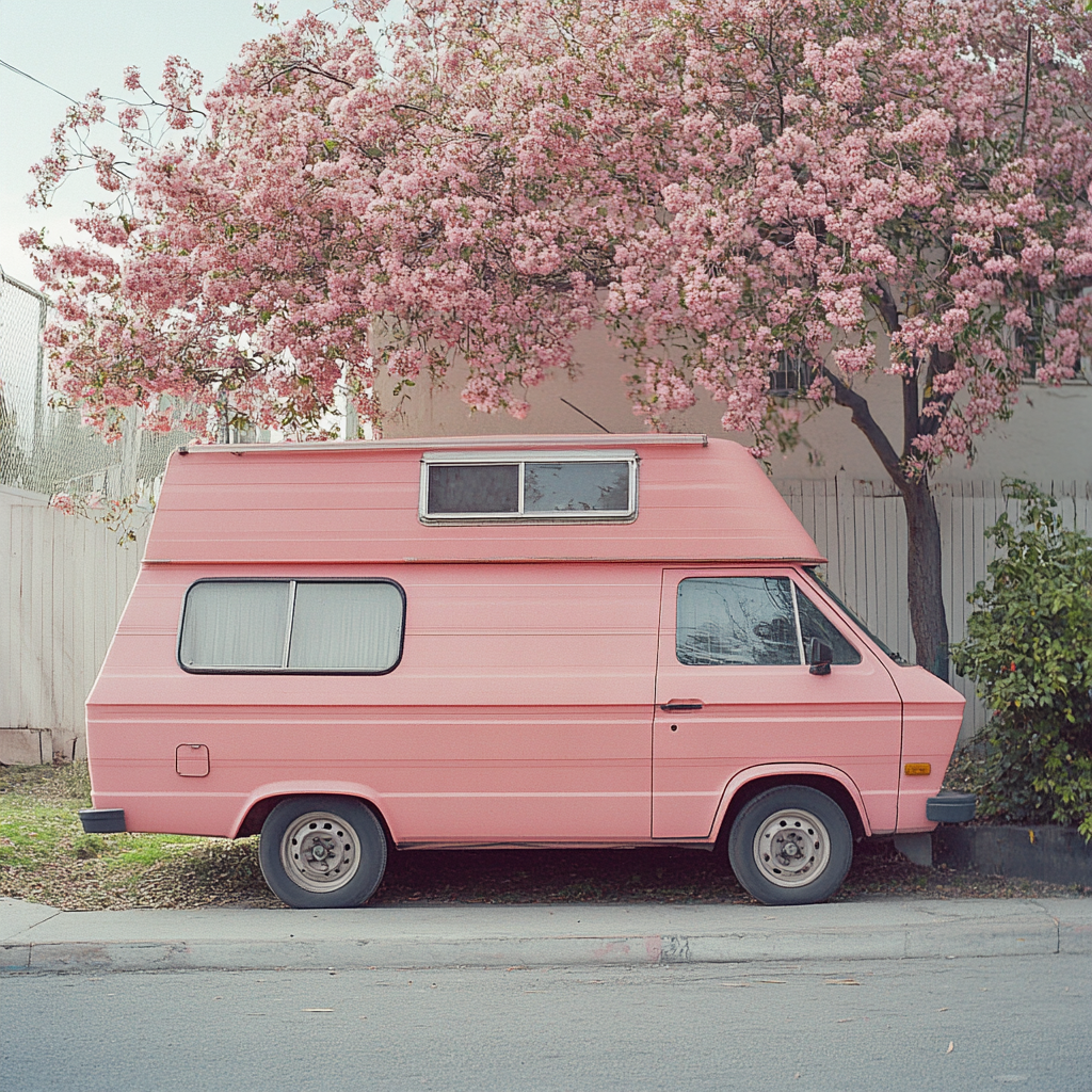 Blossom Pink Camper