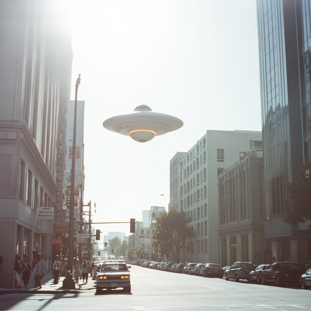 City UFO Encounter