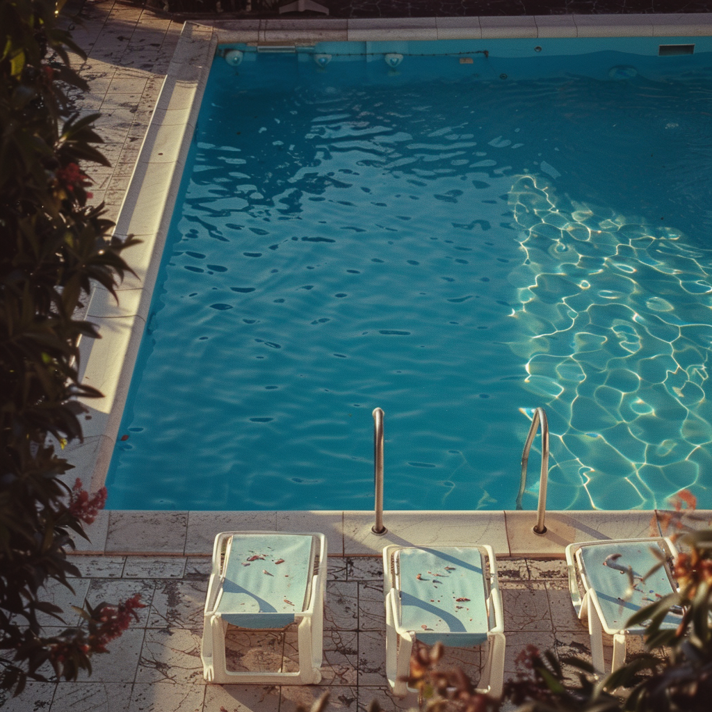 Leafy Poolside Dreams