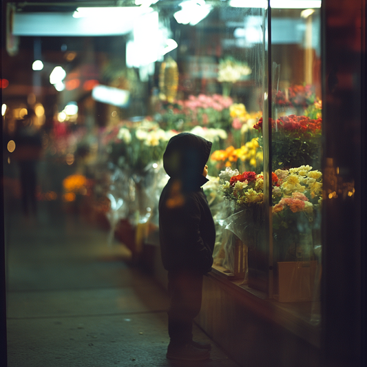 Flower Shop Window Gazer