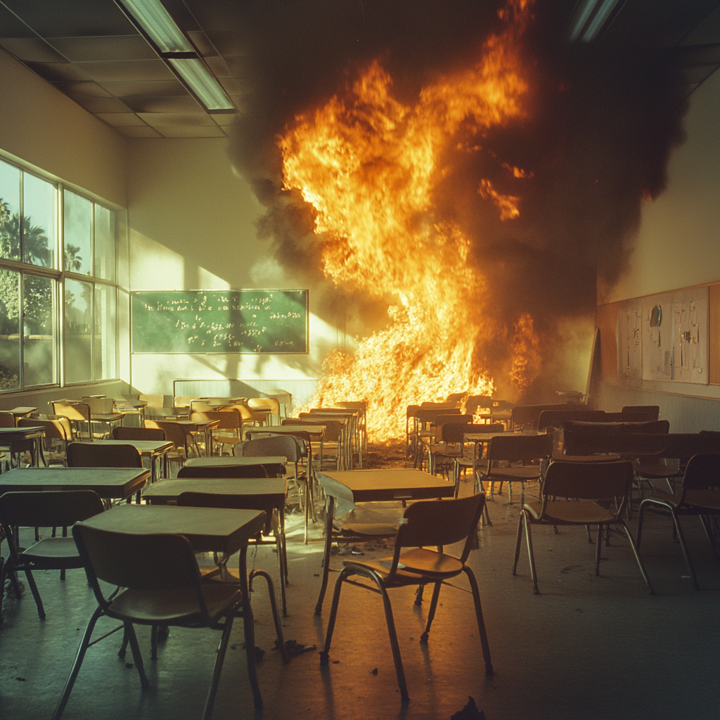 Classroom Conflagration