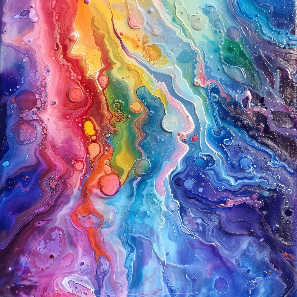 Splash of Prismatic Paint