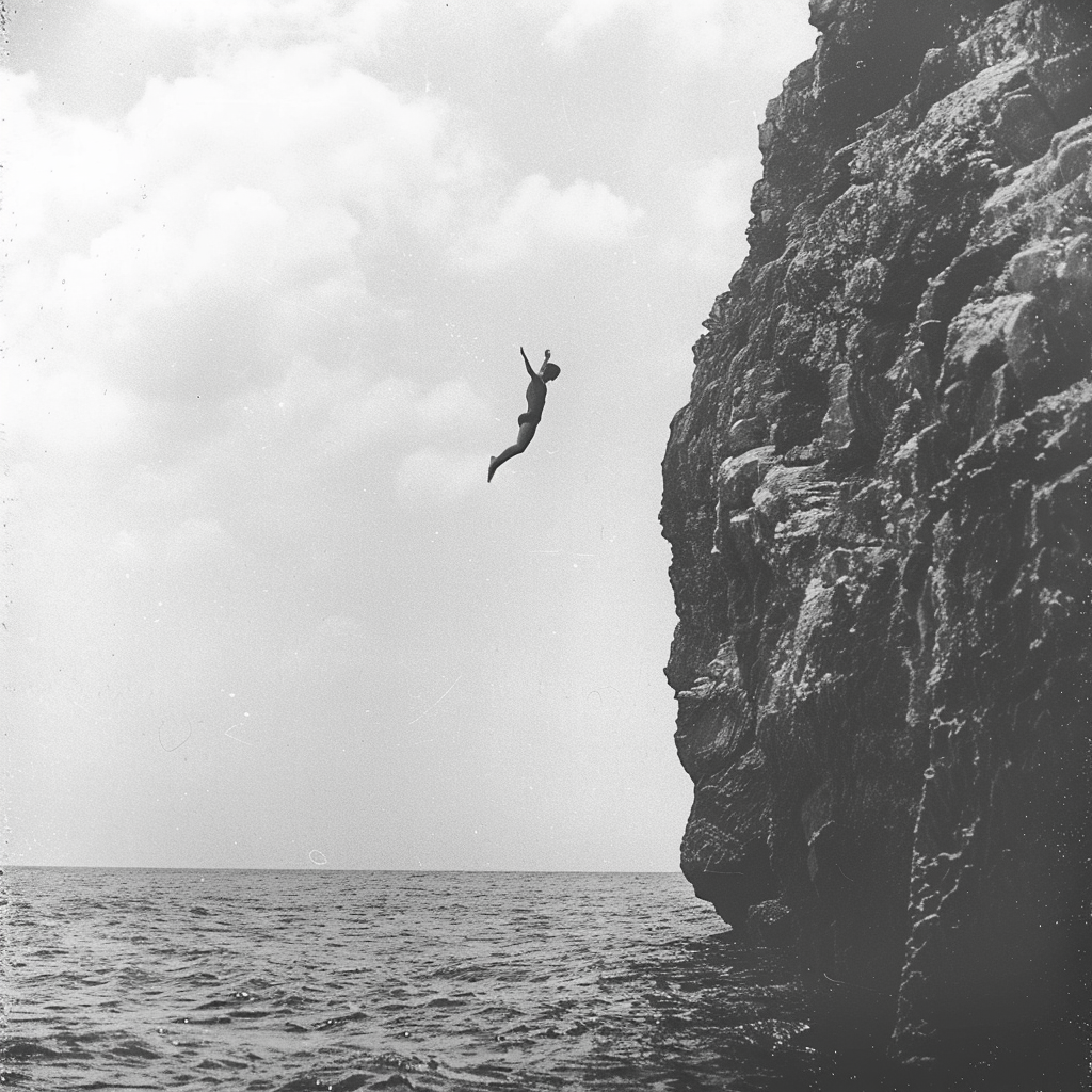 Dangerous Cliff Dive