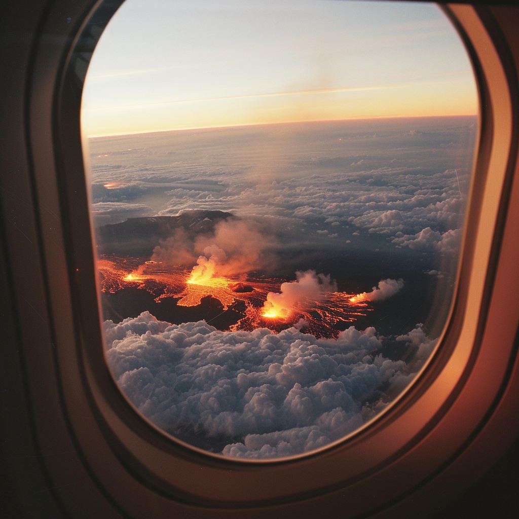 Volcanic Aerial View